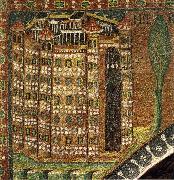 unknow artist Mosaic in the church of San vital, Ravenna, Italy USA oil painting artist